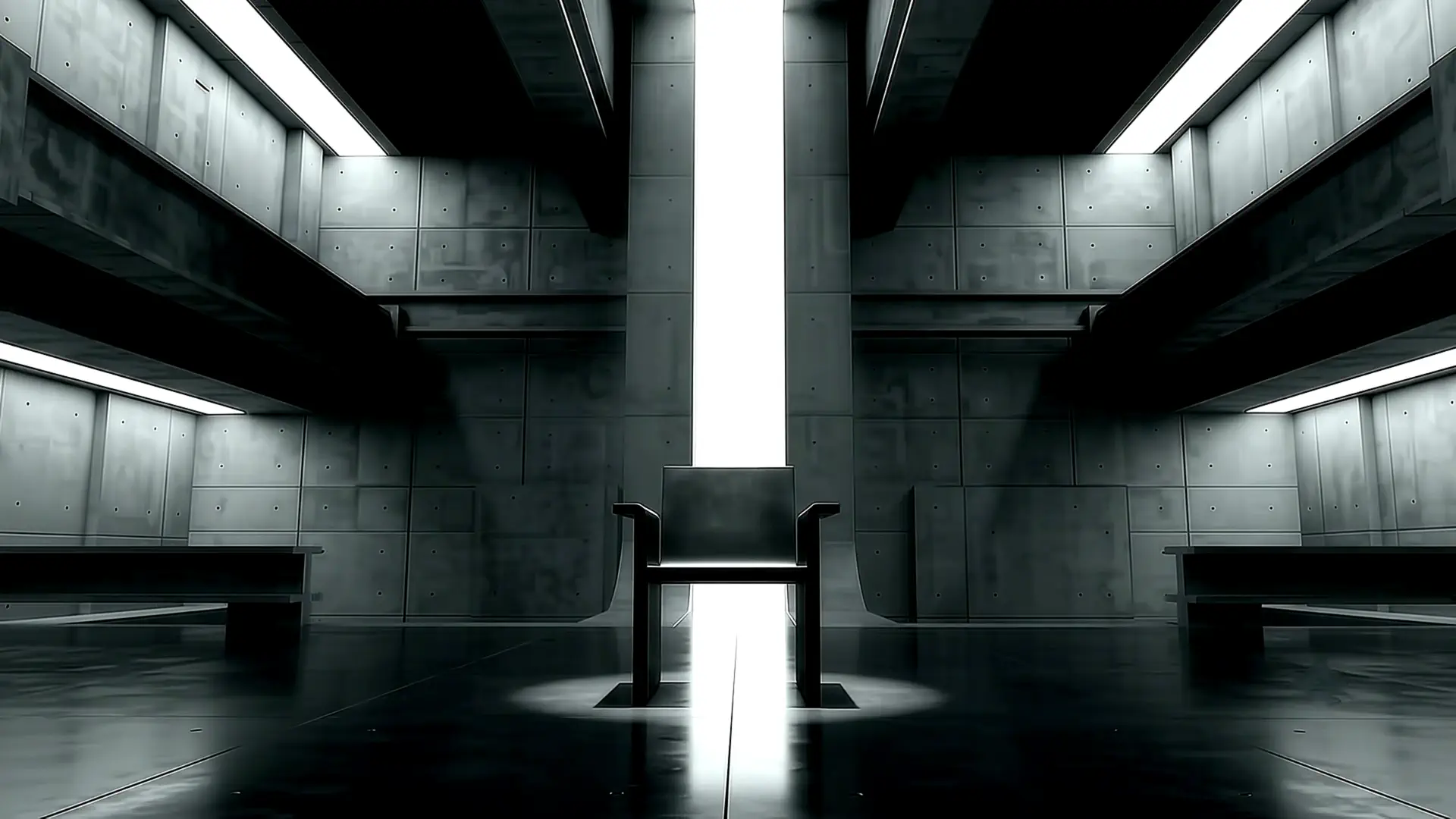 The Chair, a scene from THE ROOM CHANGES, the scroll-controlled film on vocal.vedoralabs.com